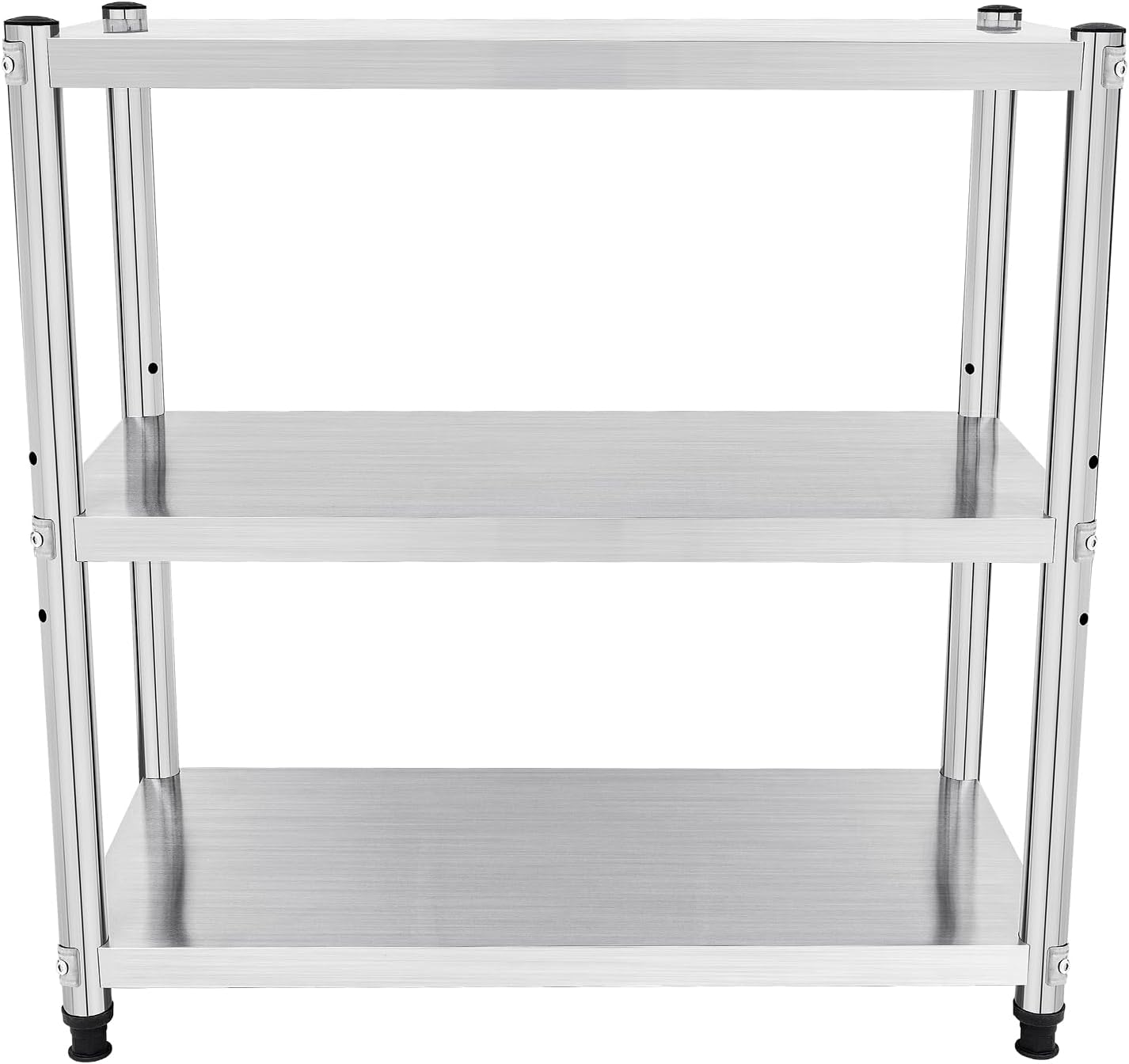 Commercial Kitchen Warehouse - 3-stufiges Regal aus Edelstahl 201, Lagerregal