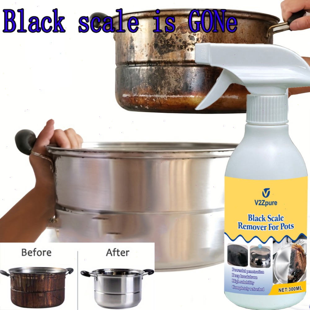 Commercial Kitchen Grease Cleaner - Küchen-Entschwärmer, Poliermittel für den Pfannenboden, Reinigungsmittel
