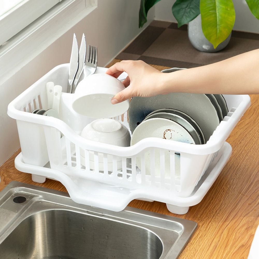 Commercial Kitchen Floor Drain - Küchenarbeitsplatten-Abtropfgestell für Geschirr, Teller und Utensilien
