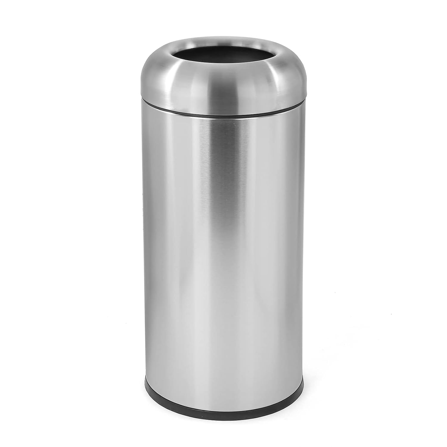 Commercial Kitchen Garbage Can - Großer Edelstahl-Mülleimer mit Deckel, robuste Metall-Abfalltonne
