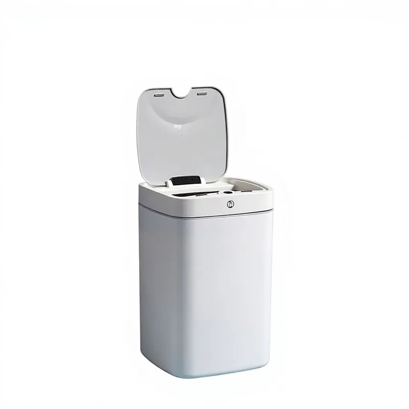 Commercial Kitchen Garbage Can - Quadratischer Intelligenter Kunststoff-Mülleimer für Küche, Bad,