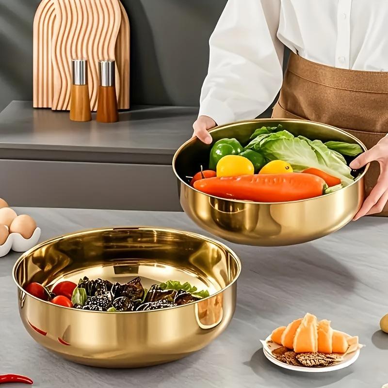 Commercial Kitchen Equipment List - Neue Edelstahl-Rührschüssel mit Deckel, robust und