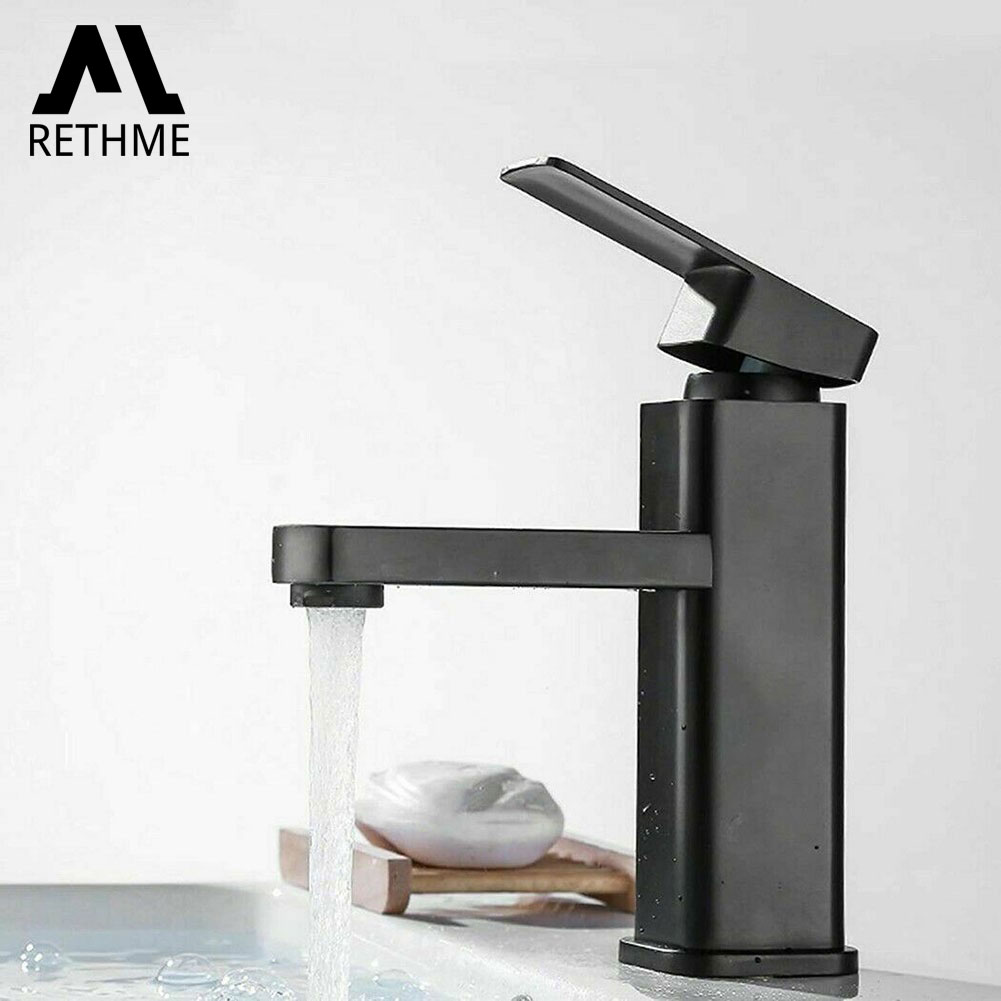 Commercial Kitchen Mixer Tap - Schwarz/Chrom Badarmaturen Warm- und Kaltmischbatterien Waschtisch