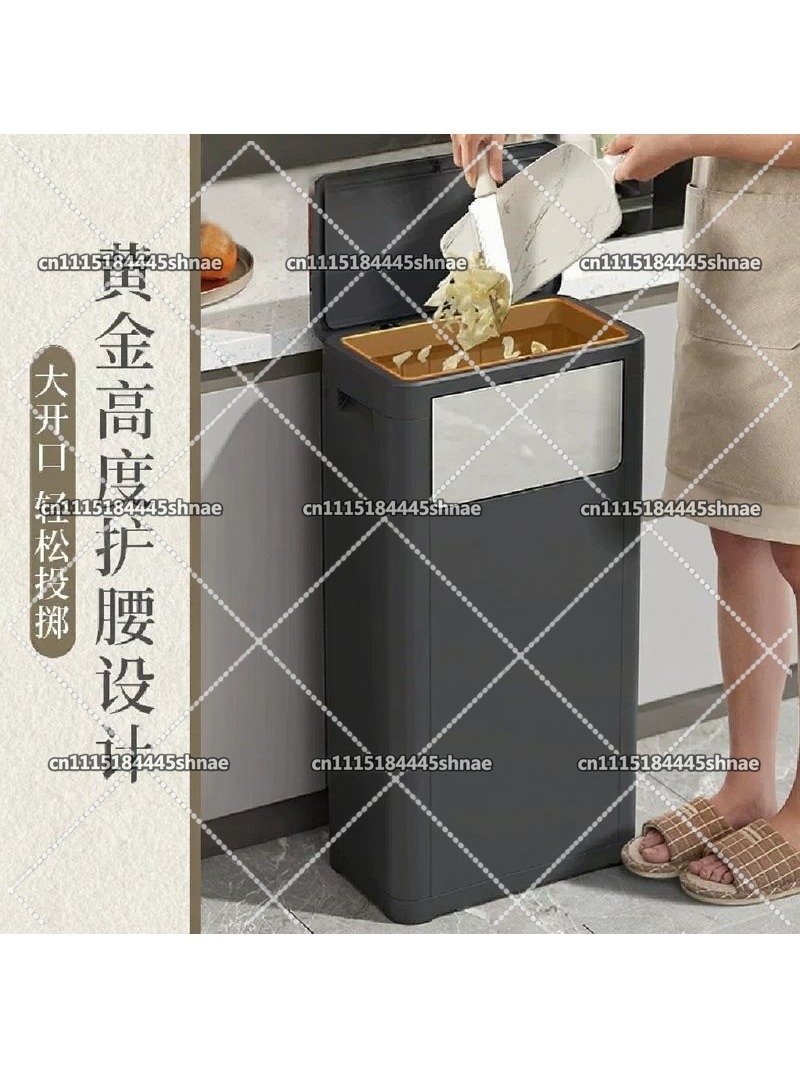 Berührungsloser Mülleimer mit  – Commercial Kitchen Garbage Can Bewertung und Preis