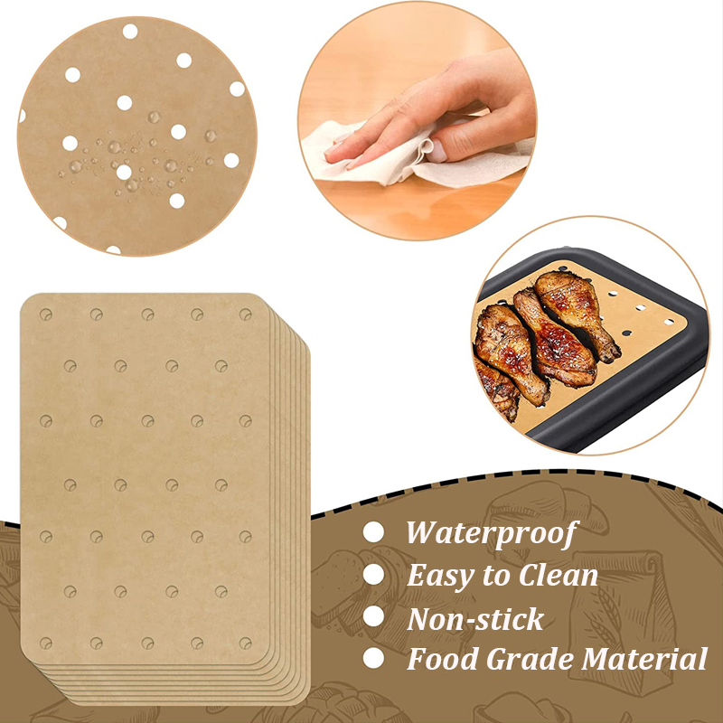 100Pcs Luft Friteuse Papier Ei – Commercial Kitchen Steamer Bewertung und Preis