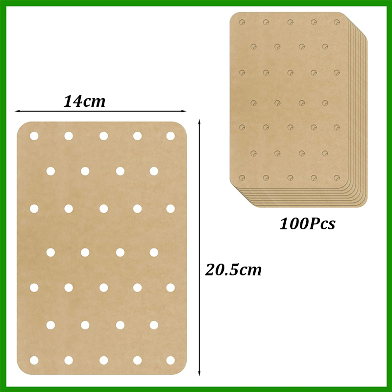 100Pcs Luft Friteuse Papier Ei – Commercial Kitchen Steamer Bewertung und Preis
