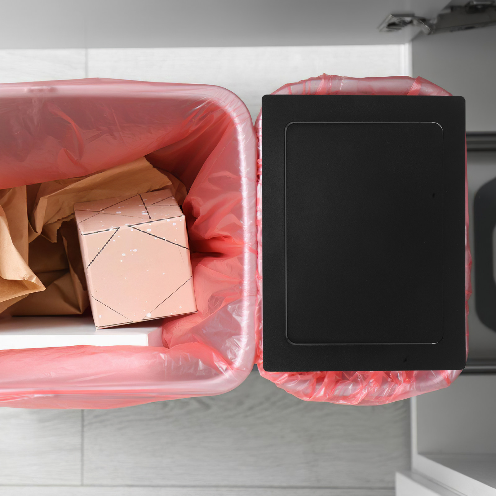 Eingelassener rechteckiger Mül – Commercial Kitchen Garbage Can Bewertung und Preis