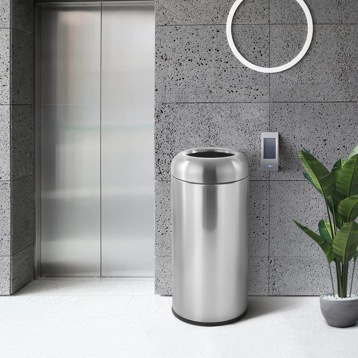 Großer Edelstahl-Mülleimer mit – Commercial Kitchen Garbage Can Bewertung und Preis