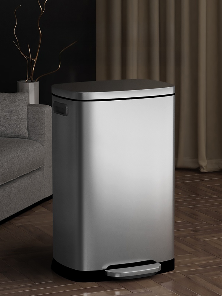 Große Kapazität Edelstahl Tra  – Commercial Kitchen Garbage Can Bewertung und Preis