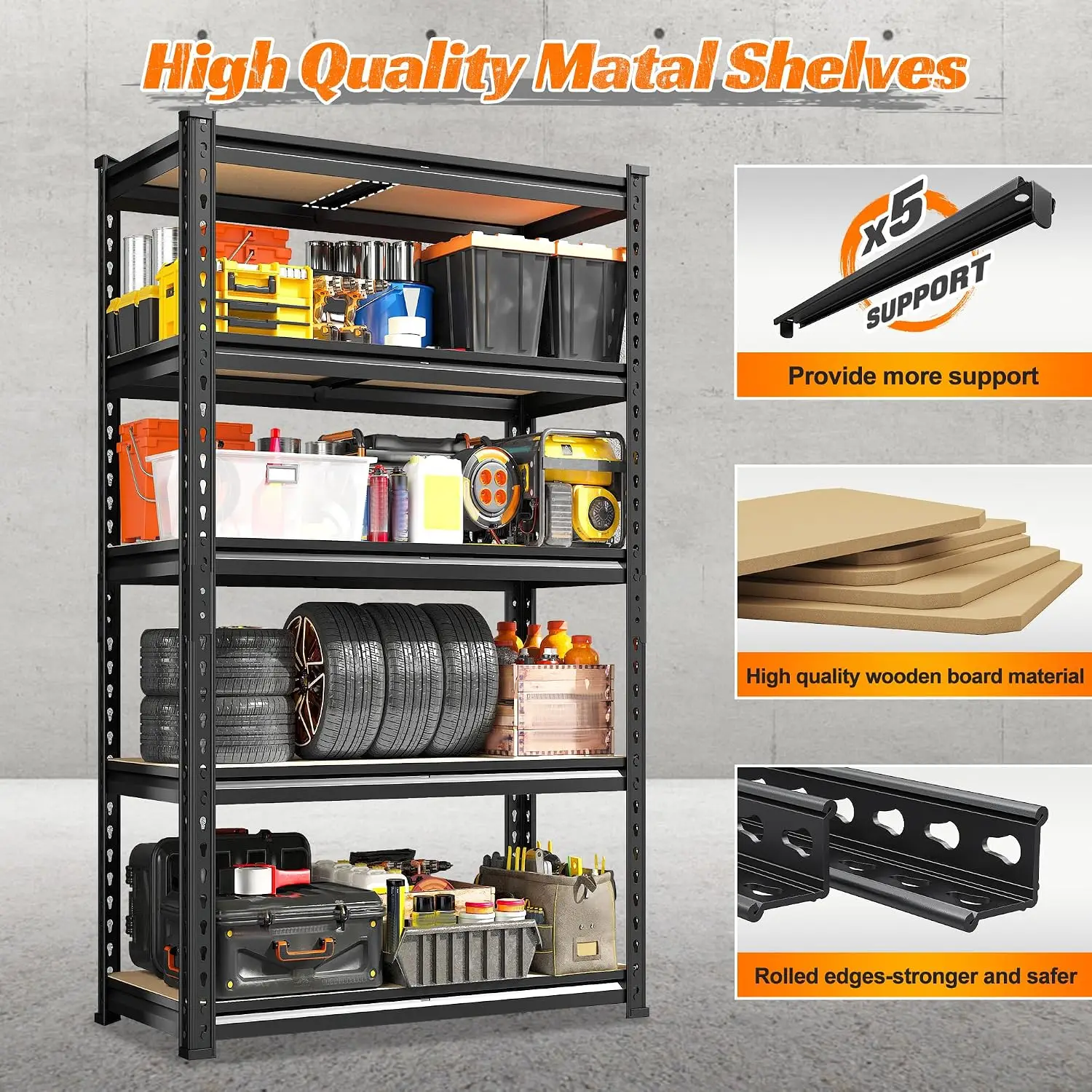 2 Stück Lagerregale, 5-stufige – Commercial Kitchen Warehouse Bewertung und Preis