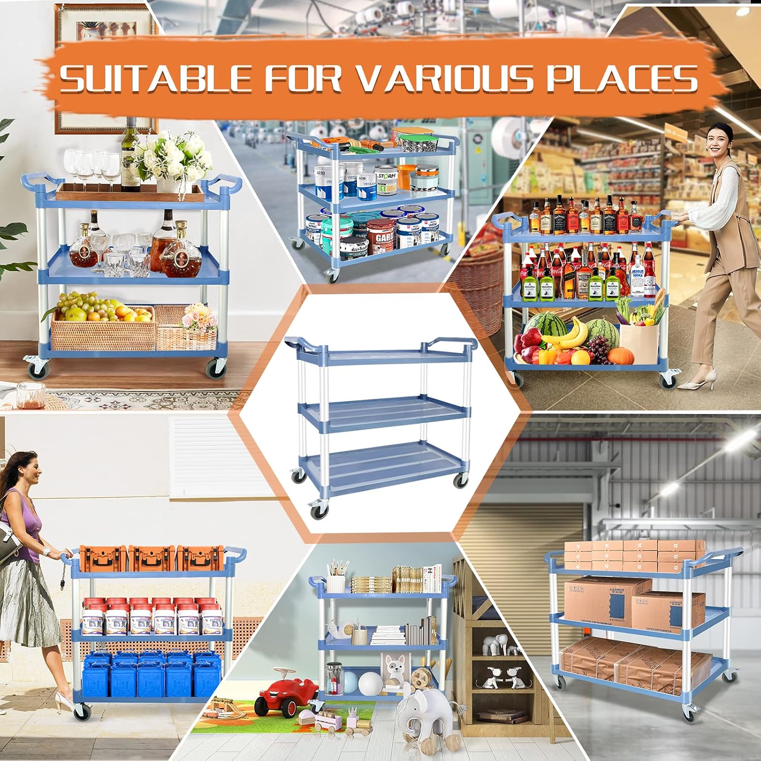 Großer, robuster, grauer Servi – Commercial Kitchen Warehouse Bewertung und Preis